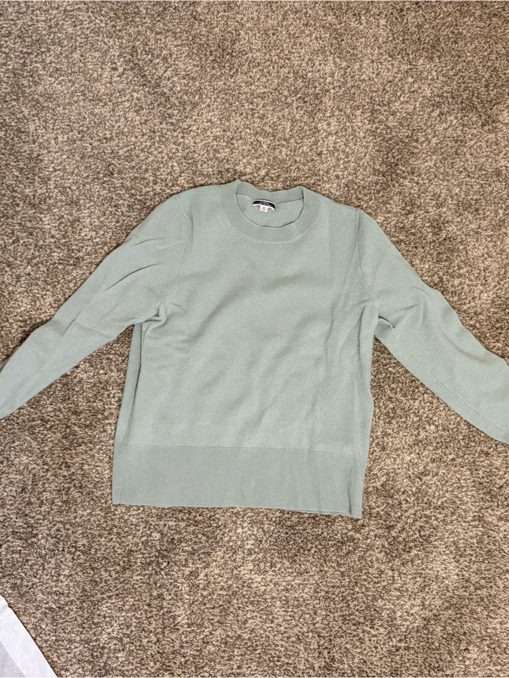 J. Crew classic Fit Sage Green Cashmere Sweater